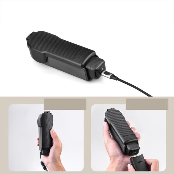 INF Stilfuld Twill Beskyttelsesetui til DJI Pocket 3 Sort