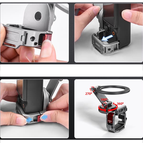 INF Magnetisk Teleprompterstativ for DJI Pocket 3