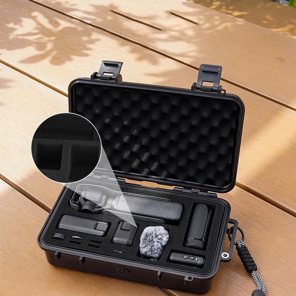INF DJI Osmo Pocket 3 Vedenpitävä Kova Kotelo - Kannettava Matkalaukku