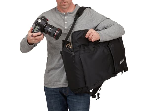 Thule Covert TCDK232, Ryggsekk, Universell, Skulderstropp, Notebook-rom, Svart