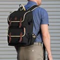Miniatyrbild 2 av 4: Sac de kamerorucksack - GOgroove - Svart - Tabletutrymme - Vattentät fodral - Ergonomisk