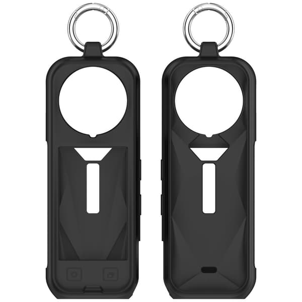 INF Insta360 X5 Silikone Etui: Fuld Beskyttelse & Linse Dæksel Sort