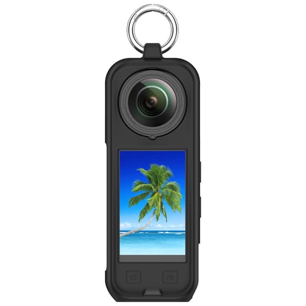 INF Insta360 X5 Silikone Etui: Fuld Beskyttelse & Linse Dæksel Sort