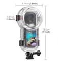 Miniatyrbillede 1 af 5: INF Transparent vandtæt etui til Insta360 X5 panoramisk kamera