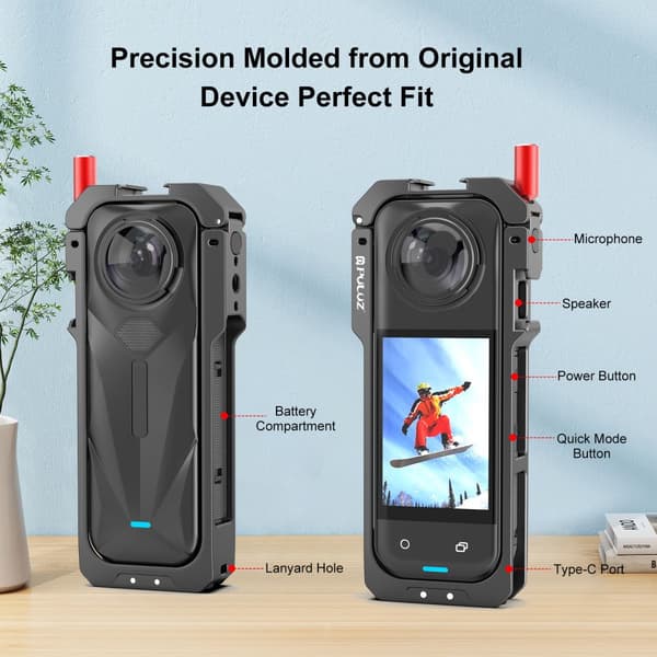 INF Insta360 X5 Aluminium Alloy Cage Protective Frame