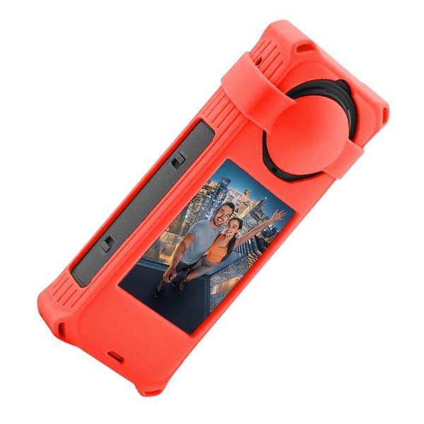 INF Silikoninen suojakotelo Insta360 X5 -kameralle Punainen