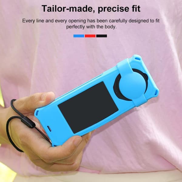 INF Silikone beskyttelsesetui til Insta360 X5 kamera Blå
