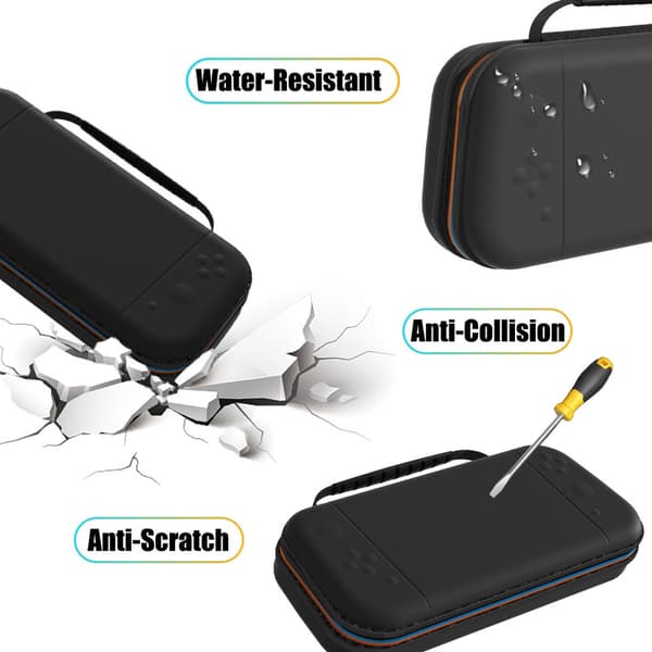 Ny nintendo switch2 förvaringsväska för spelkonsol förvaringsväska ns skyddsfodral PU-material