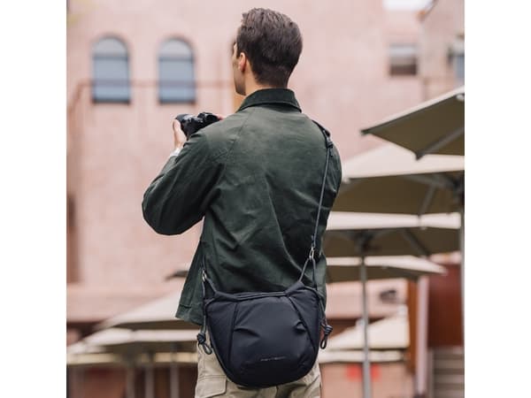 PGYTECH OneGo Rope Strap Bag, Skulderveske, Alle merker, Ett kamera + ett 70-200mm objektiv DJI Mini Series Droner, Skulderstropp, Svart