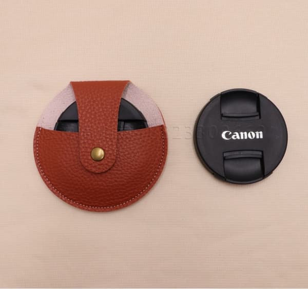 INF Beskyttelsesetui for kameralinsedeksel for Canon Rød S