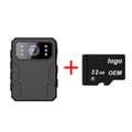 Miniatyrbillede 1 af 10: INF 4K HD Body Worn Camera med Clip & 32G Hukommelse