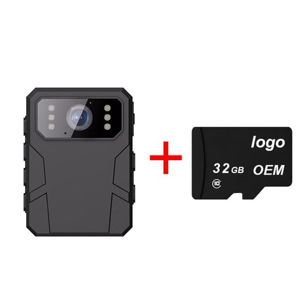 INF 4K HD Body Worn Camera med Clip & 32G Hukommelse