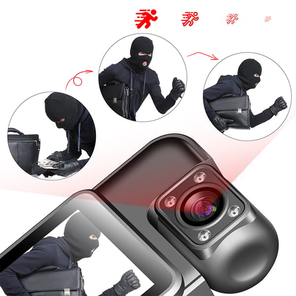 INF M11 Clip-On WIFI Ulkoilukamera - Suora Tallennus