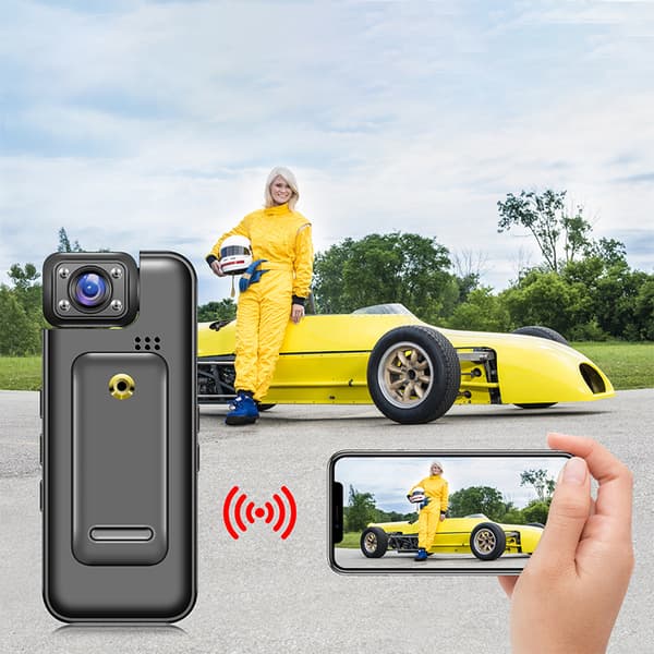 INF M11 Clip-On WIFI Ulkoilukamera - Suora Tallennus