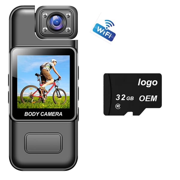 INF M11 WiFi Clip-On Utendørs Sportskamera med 32GB TF-kort