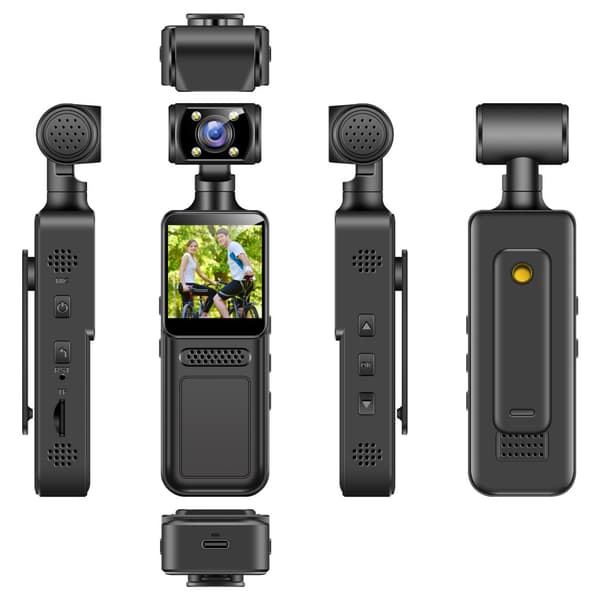 INF Högupplöst Clip-On Kroppskamera M12+ med WiFi