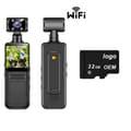 Miniatyrbild 1 av 11: INF Högupplöst Clip-On Kroppskamera M12+ med WiFi