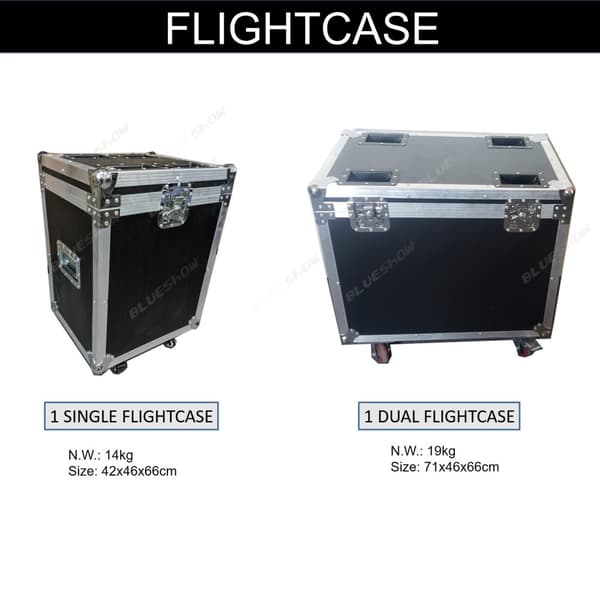 Beam 7R Fly Case, Selvstændig Design, Kompakt Størrelse,2 Enkelt sag
