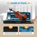 Miniatyrbillede 3 af 4: Violinetui, Holdbart Oxford-stof, Letvægtsdesign, God opbevaring