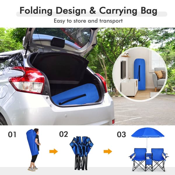 Campingsoffa, 160x55x118-178 cm, Svart