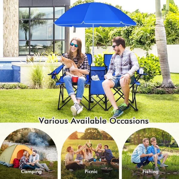 Campingsoffa, 160x55x118-178 cm, Svart