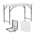 Miniatyrbild 4 av 8: Campingbord, 122x61x50/62/74 cm, Vit