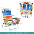 Miniatyrbillede 4 af 8: Campingstole, 58.42x68.58x27.94 cm, Gul