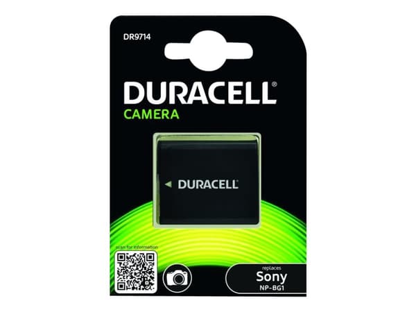 Duracell - Batteri - Li-Ion - 0.9 Ah - svart - for Sony Cyber-shot DSC-H10, H20, H50, W110, W120, W130, W150, W170, W220, W230, W290, W300