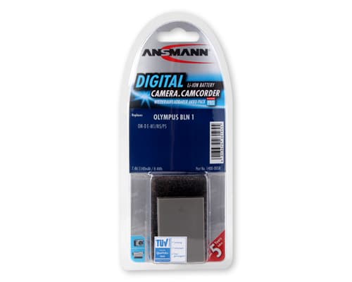 ANSMANN A-Oly BLN1 - Akku - Li-Ion - 1140 mAh - Olympus E-M1, E-M5; PEN E-P5 - akku