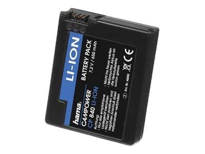 Hama CP 840 - Batteri - Li-Ion - 650 mAh - svart - for Sony DSR-IP5, IP7; Handycam DCR-IP1, IP1E, IP45, IP55, IP7E, PC106, PC107, PC109, PC350
