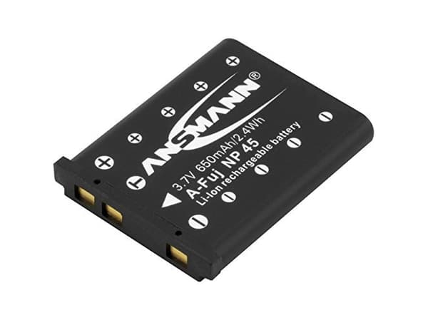 ANSMANN A-Fuji NP 45 - Batteri - Li-Ion - 650 mAh - for Fujifilm FinePix JV500, JX580, JX680, JZ200, JZ250, T410, T500, T550, XP60; Instax Mini 90