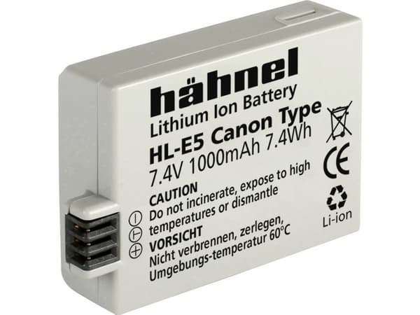 DK BATTERY CANON HL-E5 HL-E5 for Canon Digital