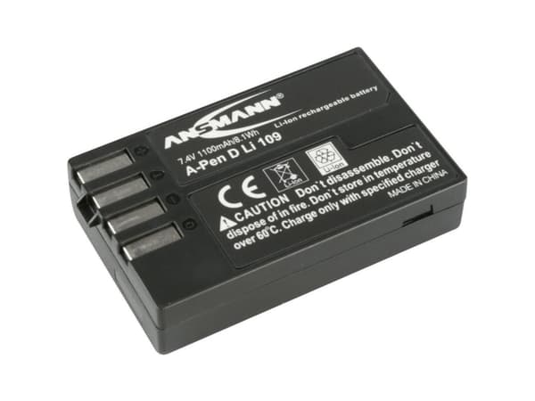 Ansmann A-Pen D-Li 109 Kameran akku Korvaa alkuperäisen akun D-LI109 7,4 V 1100 mAh