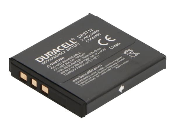 Duracell DR9712 kameran/videokameran akku Litiumioni (Li-Ion) 700 mAh