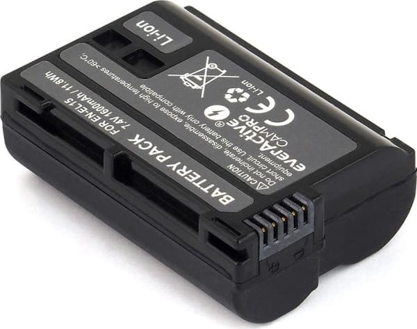Everactive EVB012, Nikon, 1600 mAh, 7,4 V, Lithium-Ion (Li-Ion)