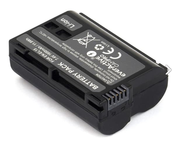 Everactive EVB012, Nikon, 1600 mAh, 7,4 V, Lithium-Ion (Li-Ion)