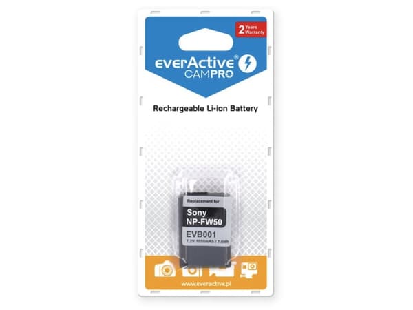 Everactive EVB001, Sony, 1050 mAh, 7,2 V, Lithium-Ion (Li-Ion)