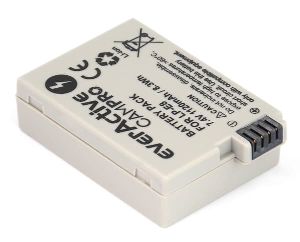 Everactive EVB018, Canon, 1120 mAh, 7,4 V, Lithium-Ion (Li-Ion)