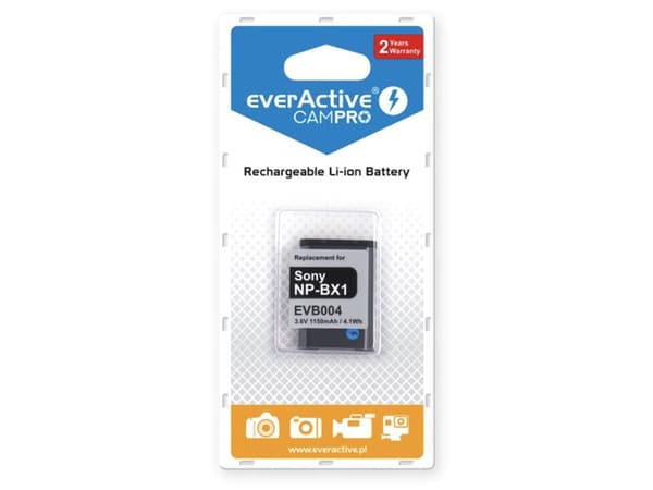 Everactive EVB004, Sony, 1150 mAh, 3,6 V, Lithium-Ion (Li-Ion)