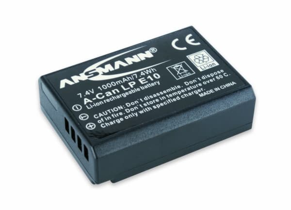 Ansmann A-Can LP E10, 1000 mAh, 7,4 V, Litiumioni (Li-Ion)