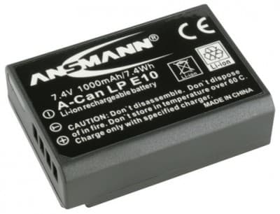 Ansmann A-Can LP E10, 1000 mAh, 7,4 V, Litiumioni (Li-Ion)