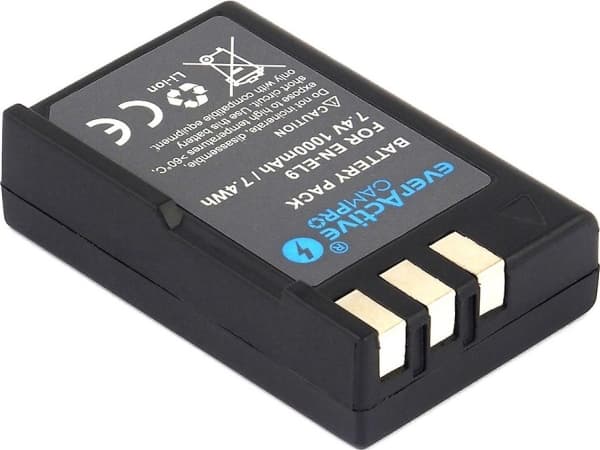Everactive EVB010, Nikon, 1000 mAh, 7,4 V, Lithium-Ion (Li-Ion)