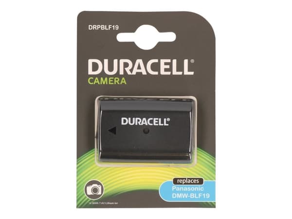 Duracell - Batteri - Li-Ion - 1900 mAh - 14.06 Wh - for Panasonic Lumix G AG-GH4UP, DC-G9, G9L, G9M, GH5, GH5L, GH5M, DMC-GH3WA, GH4M, GH4R, GH4U