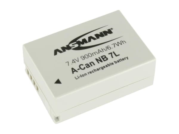 Ansmann A-Can NB 7L, 900 mAh, 7,4 V, Litiumioni (Li-Ion)