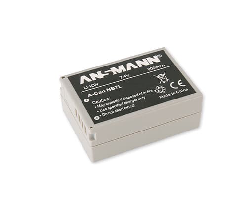 Ansmann A-Can NB 7L, 900 mAh, 7,4 V, Litiumioni (Li-Ion)