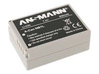 Ansmann A-Can NB 7L, 900 mAh, 7,4 V, Litiumioni (Li-Ion)
