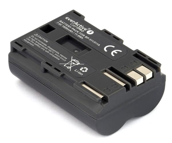 Everactive EVB021, Canon, 1600 mAh, 7,4 V, Lithium-Ion (Li-Ion)