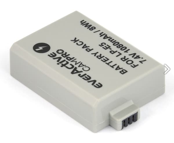 Everactive EVB020, Canon, 1080 mAh, 7,4 V, Lithium-Ion (Li-Ion)