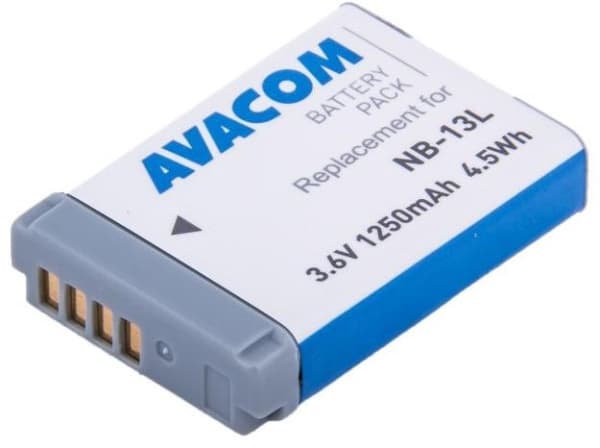 Avacom Batterier för Canon Li-Ion 3,6V 1250mAh (DICA-NB13-J1250)