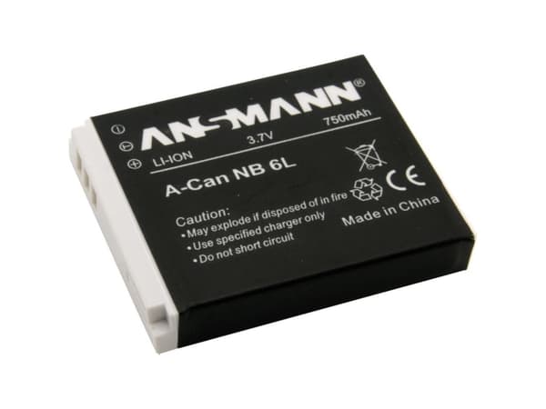 Ansmann A-Can NB 6 L - Batteri - 750 mAh - for Canon PowerShot D20, N, SX170, SX260, SX270, SX280, SX500, SX510, SX600, SX700